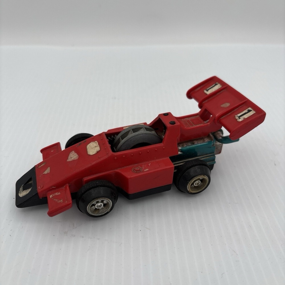 1972 Kenner Dyn-O-Charger Red Race Car General Mills Vintage 70s Hong Kong